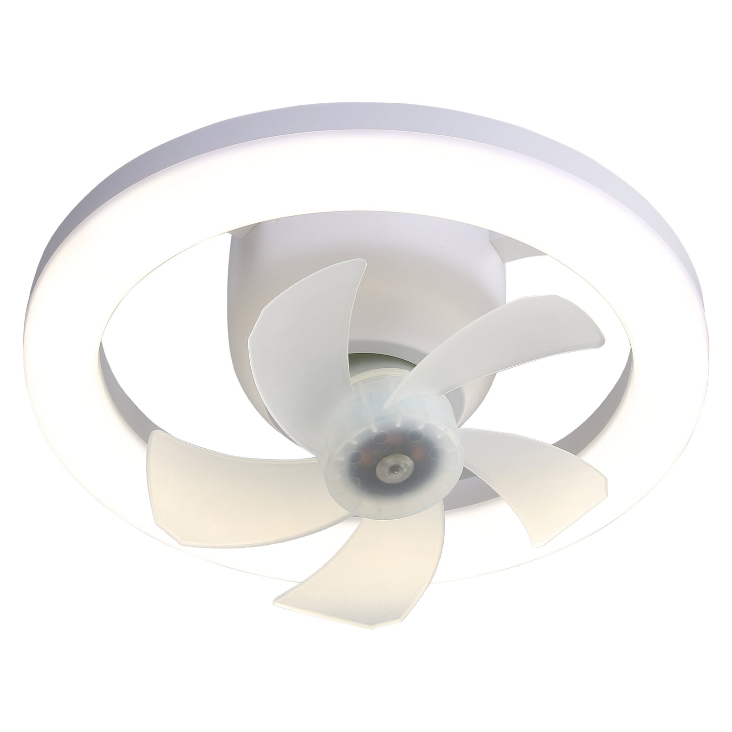 Socket Ceiling Fan with Light and Remote 360° Rotating Ceiling Fan 3 Colors and 3 Wind Speeds