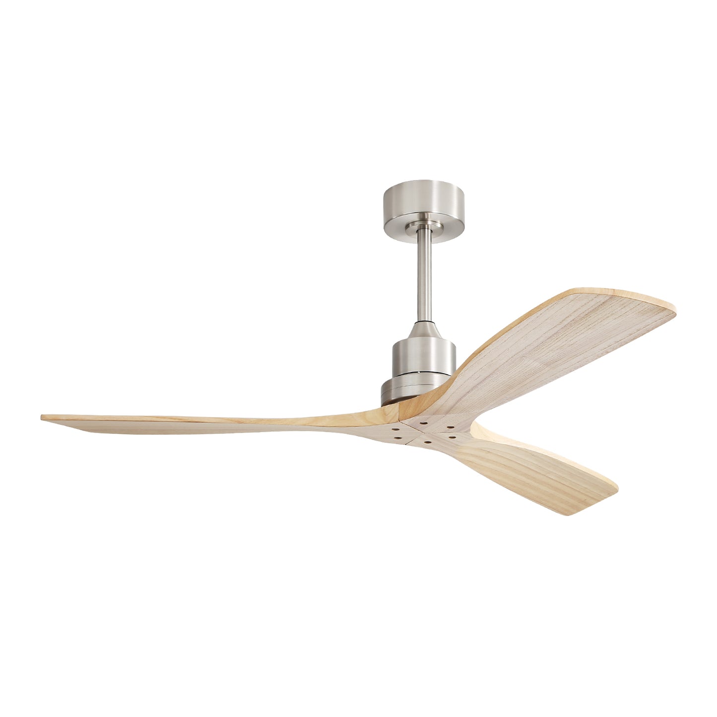 52 Inch Outdoor Farmhouse Ceiling Fan with Remote Control Solid Wood Fan Blade Reversible Motor