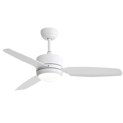 46 Inch New Design Ceiling Fan with Lights 3 ABS Blades 6-speed DC Motor