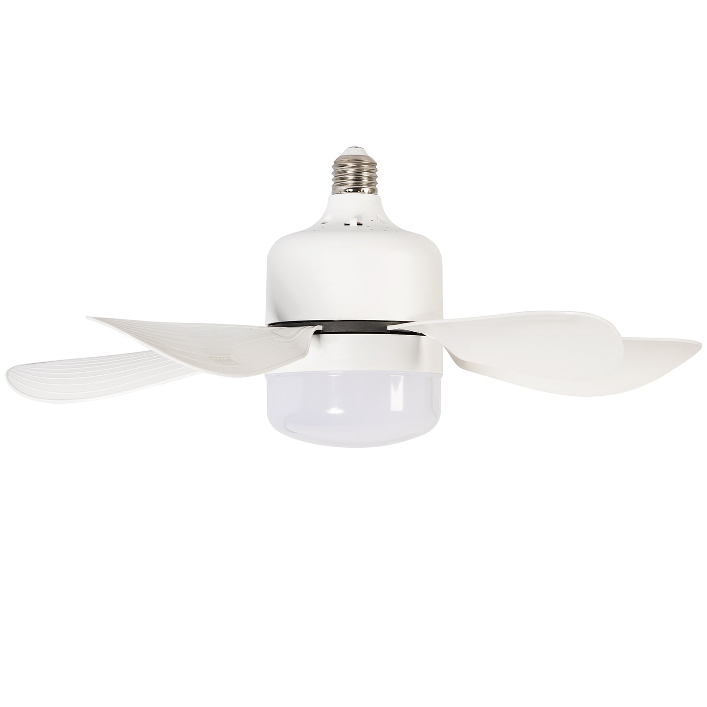 Socket Fan Light Ceiling Fans with Remote Screw in Ceiling Fan DC Motor Noiseless 3 Wind Speed